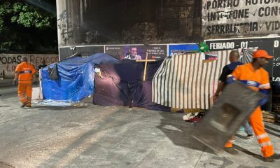 Subprefeitura da Zona Norte acolhe pessoas e ordena ruas durante a madrugada