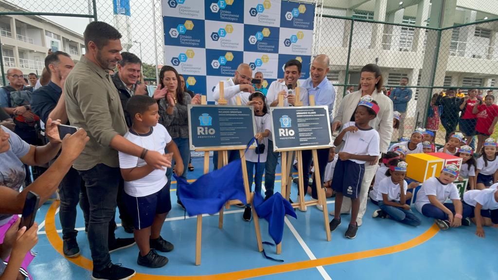 Prefeitura do Rio inaugura dois novos Ginásios Experimentais Tecnológicos em Santa Cruz