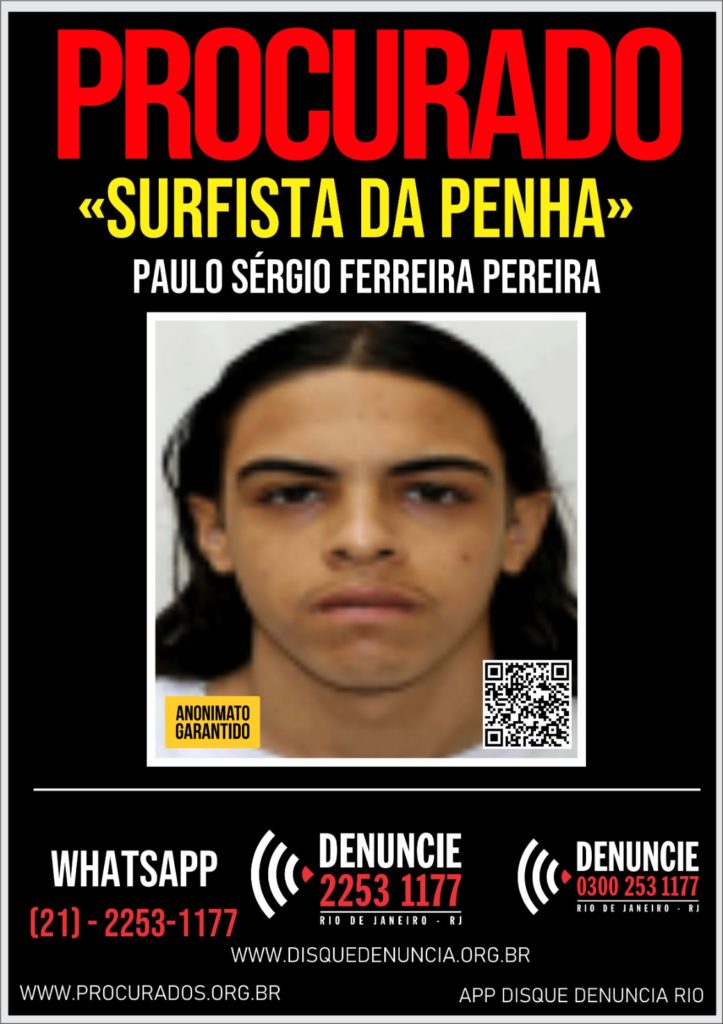 Polícia tenta localizar criminoso que mesmo sem uma das pernas, bate recorde de assaltos na Zona Norte do Rio