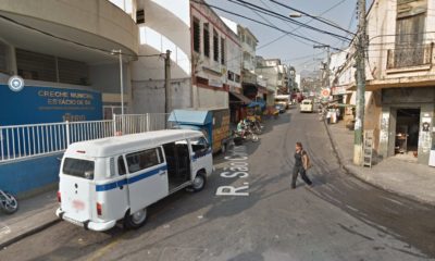 Mototaxista é morto a tiros no Estácio, na Zona Norte do Rio (Foto: Reprodução/ Google Maps)