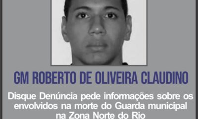 Disque Denúncia oferece recompensa para quem ajudar a prender assassinos de Guarda Municipal