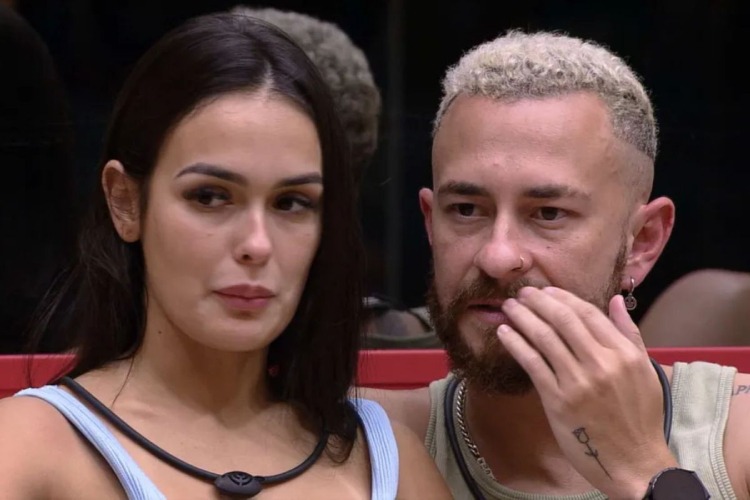 Ex-BBBs Fred e Larissa terminam relacionamento: 'Dividimos grandes momentos' (Foto: Reprodução/ TV Globo)