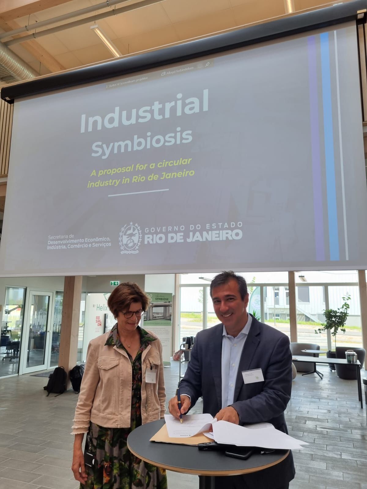 Governo do Rio assina memorando de entendimento na Dinamarca para promover simbiose industrial no estado (Foto: Divulgação)
