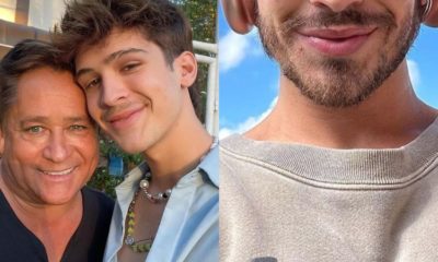 Filho de Leonardo muda o visual