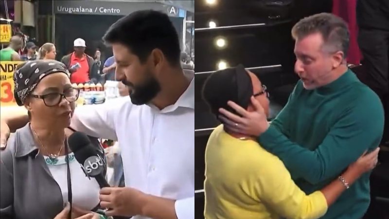 Luciano Huck e Dona Cremilda