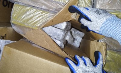 Receita apreende 276 KG de cocaína em carga de aves congeladas no Porto de Itaguaí, na Região Metropolitana (Foto: Divulgação/Receita Federal)