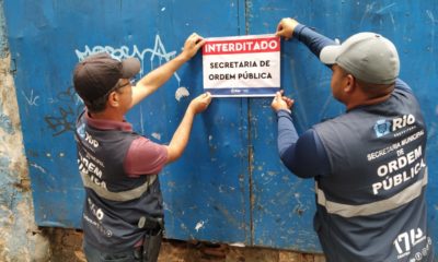 Fero-Velho interditado na Praça da Bandeira