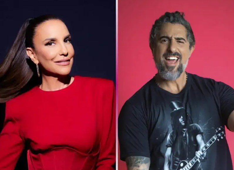 Ivete Sangalo e Marcos Mion