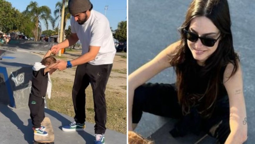 Thayla Ayala ao lado da família