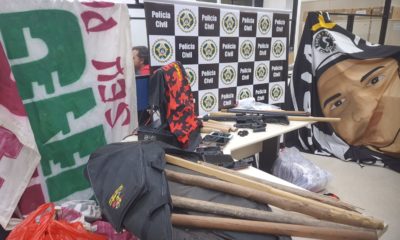Integrantes de torcidas organizadas do Rio são alvos de operação da Polícia Civil