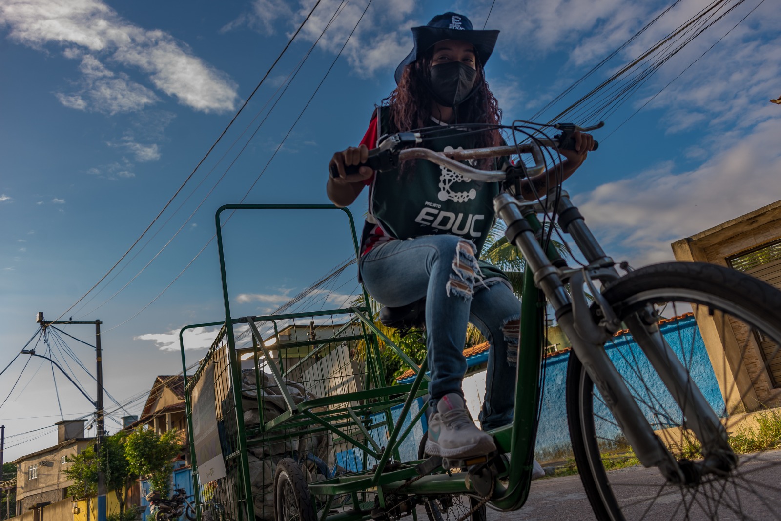 Gincana premia escolas que organizarem maior coleta seletiva de materiais recicláveis em comunidades de Caxias (Foto: Rodrigo Campanário/ Divulgação)