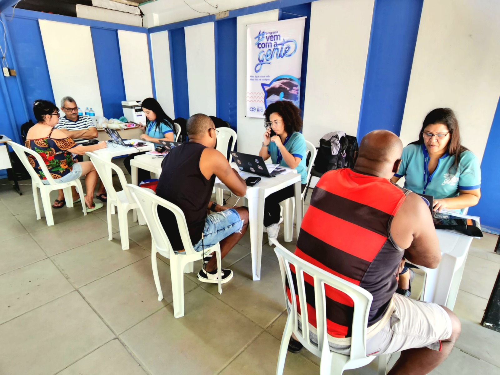 'Águas do Rio com Você' realiza ações comerciais na Baixada Fluminense (Foto: Divulgação)