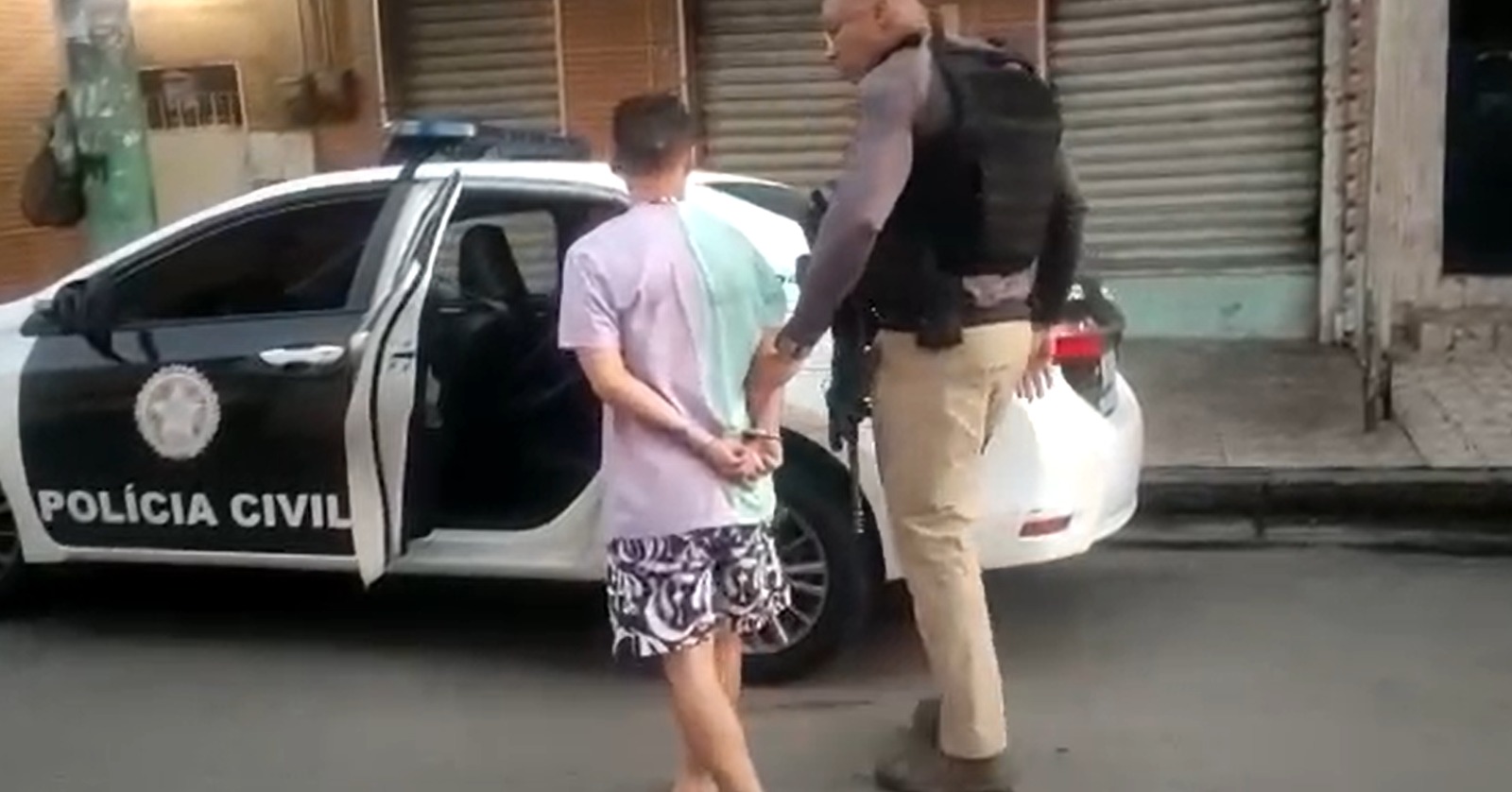 Criminoso conhecido como 'Zé Gotinha' é capturado na Zona Oeste do Rio (Foto: Divulgação)