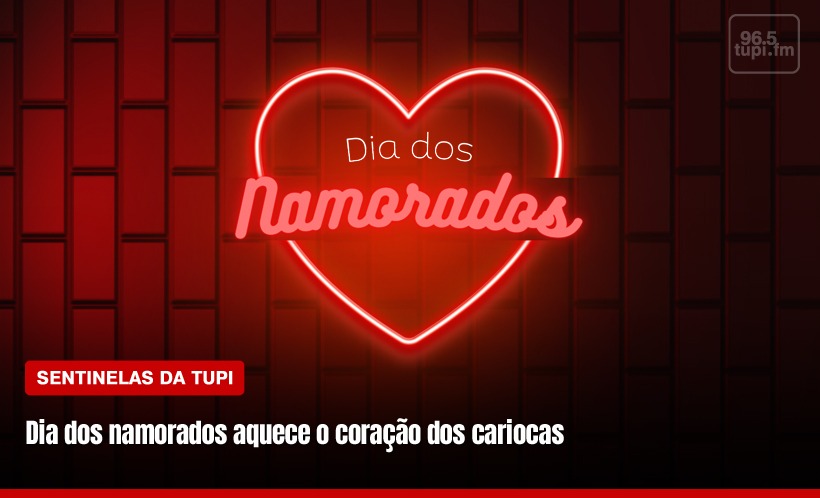 O amor está no ar. Dia dos namorados aquece o coração dos cariocas (Foto: Rafaela Lima/ Super Rádio Tupi)