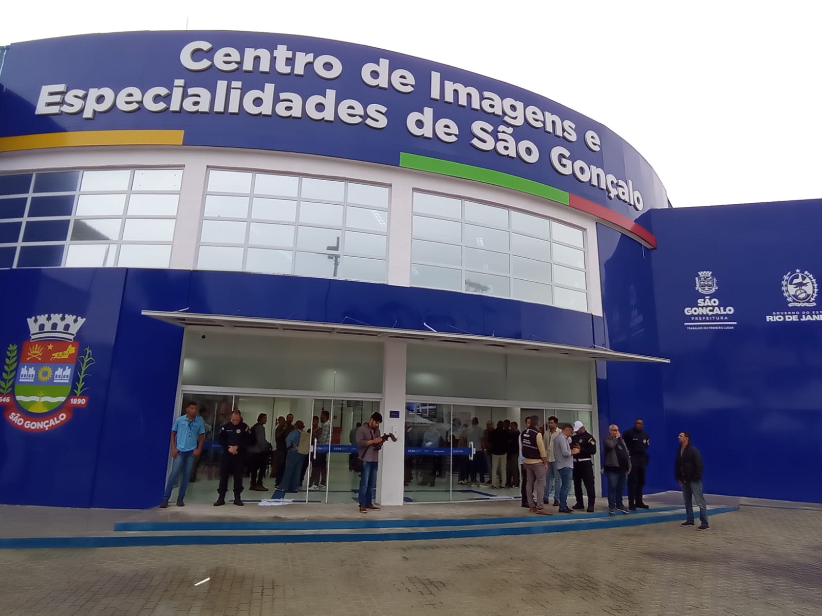 Governo do Estado e prefeitura de São Gonçalo inauguram Centro de Imagem e Especialidades (Foto: Cyro Neves/ Super Rádio Tupi)