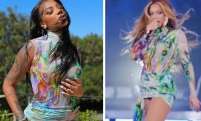 Ludmilla revela que foi notada por Beyoncé após usar vestido parecido ao da cantora em show (Foto: Reprodução/ Instagram)