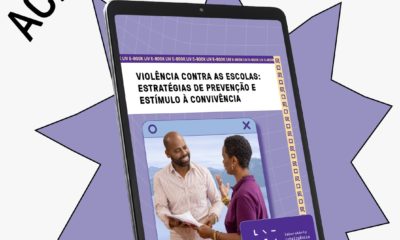 E-book gratuito traz dicas para prevenção da violência no ambiente escolar (Foto: Divulgação)