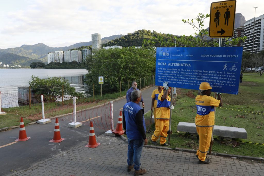Lagoa Rodrigo de Freitas será naturalizada em dois trechos: na altura do Parque do Cantagalo e no Parque dos Patins