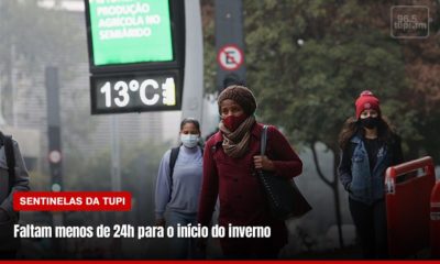 Estação mais fria do ano chega no Brasil nesta quarta (Foto: Rafaela Lima/ Super Rádio Tupi)