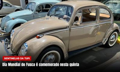 Modelo de carro mais popular completa 89 anos. Hoje é o Dia Mundial do Fusca (Foto: Erika Corrêa/ Super Rádio Tupi)
