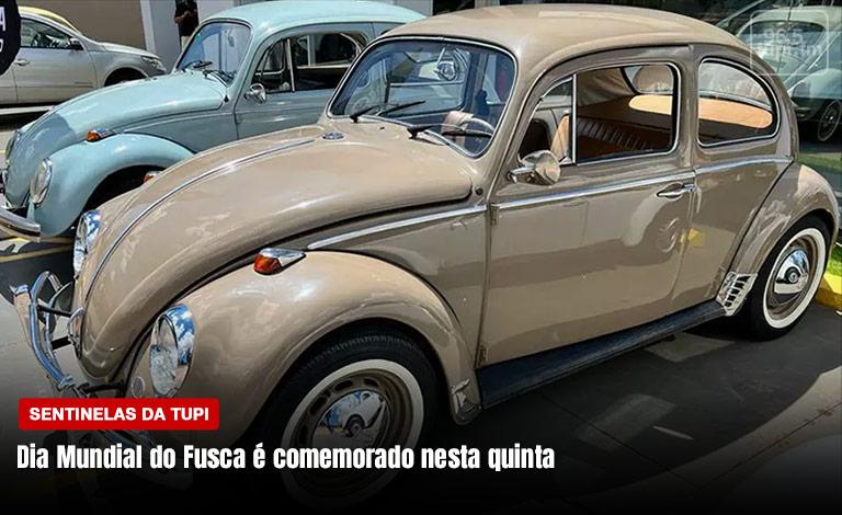 Modelo de carro mais popular completa 89 anos. Hoje é o Dia Mundial do Fusca (Foto: Erika Corrêa/ Super Rádio Tupi)
