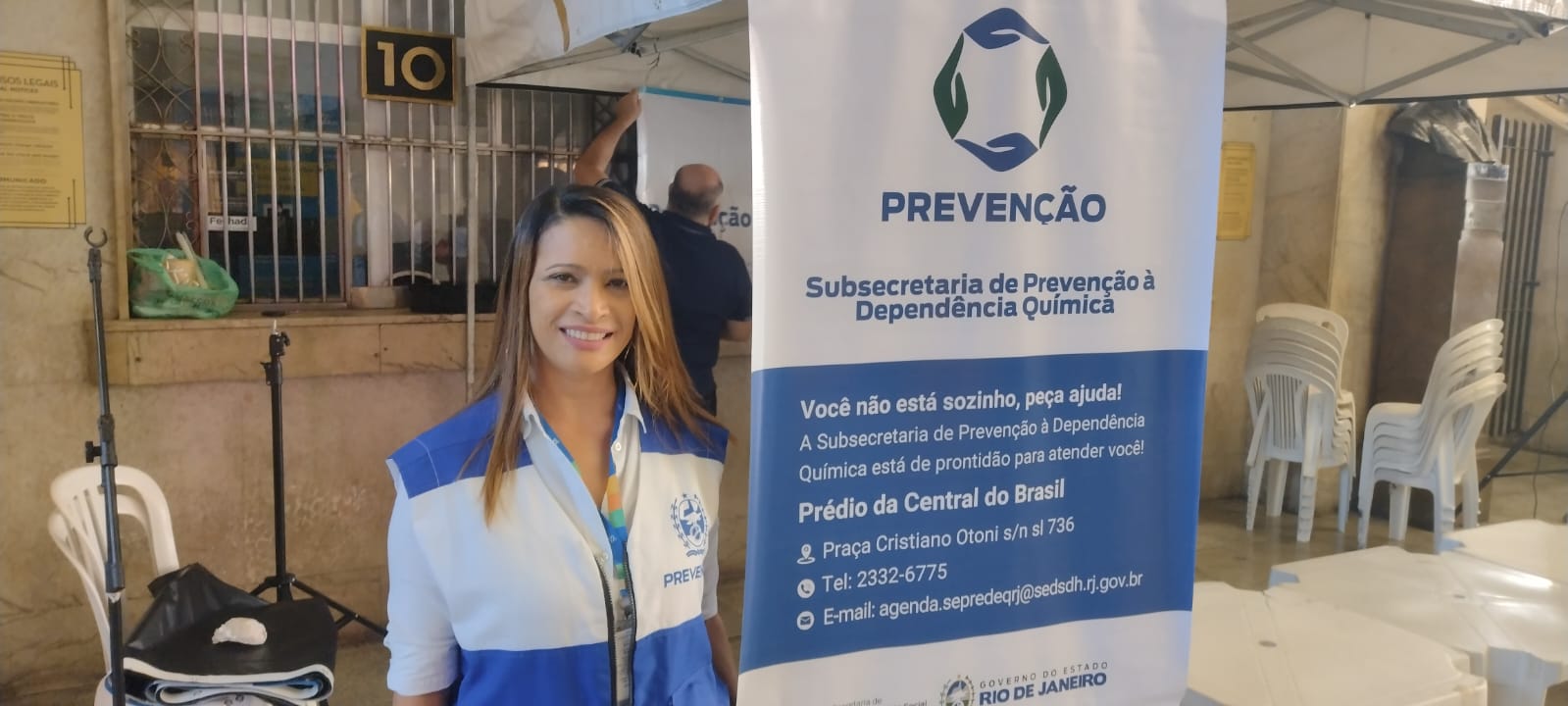 Ação de combate às drogas acontece na Central do Brasil