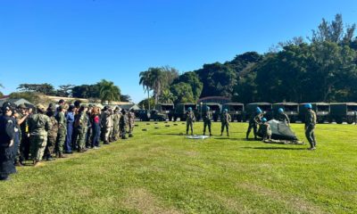 Marinha do Brasil recebe a 10ª edição do 'Curso de Operações de Paz para Mulheres' (Foto: Giovanna Farias/ Super Rádio Tupi)