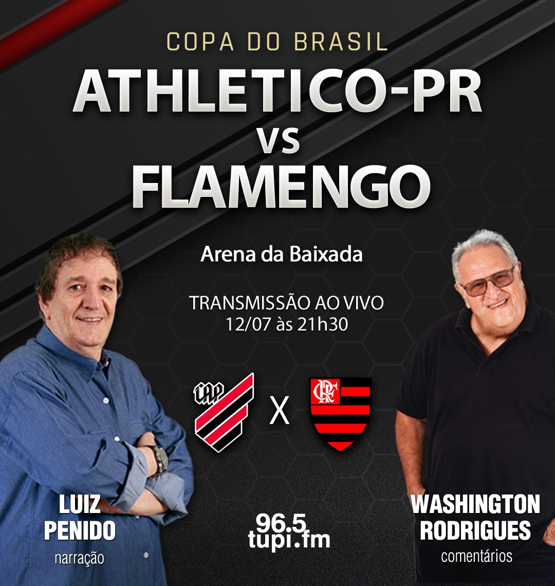 FLAMENGO X ATHLETICO PR TRANSMISSÃO AO VIVO DIRETO DA ARENA DA BAIXADA -  COPA DO BRASIL 2023 