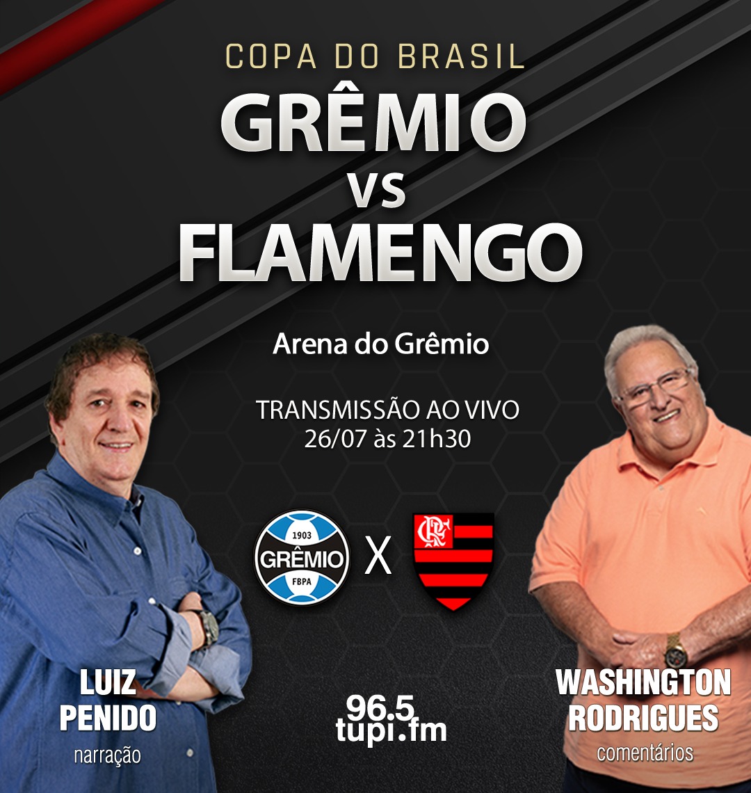 FLAMENGO X GRÊMIO TRANSMISSÃO AO VIVO DIRETO DO MARACANÃ - COPA DO BRASIL  2023 SEMIFINAL 