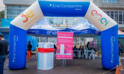 Enel promove troca de geladeiras durante visita do eMuseu do Esporte em Caxias (Foto: Divulgação)
