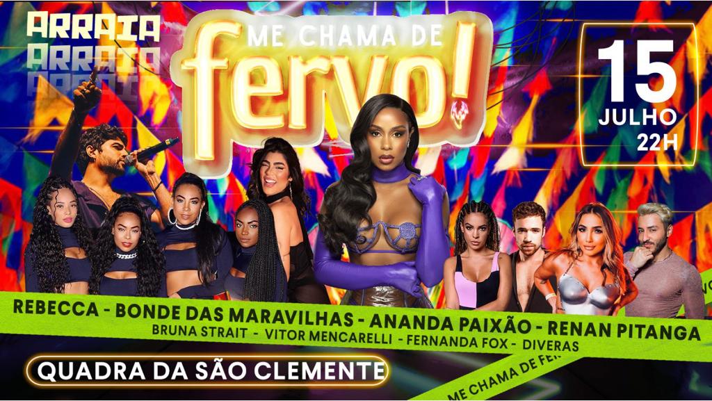 Rebecca e Bonde das Maravilhas são as principais atrações da 'Me Chama de Fervo' (Foto: Divulgação)