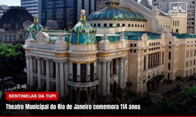 Theatro Municipal do Rio completa 114 anos (Foto: Rafaela Lima/ Super Rádio Tupi)