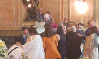 Corpo de João Donato é velado no Theatro Municipal do Rio (Foto: Tiê Leal/ Super Rádio Tupi)