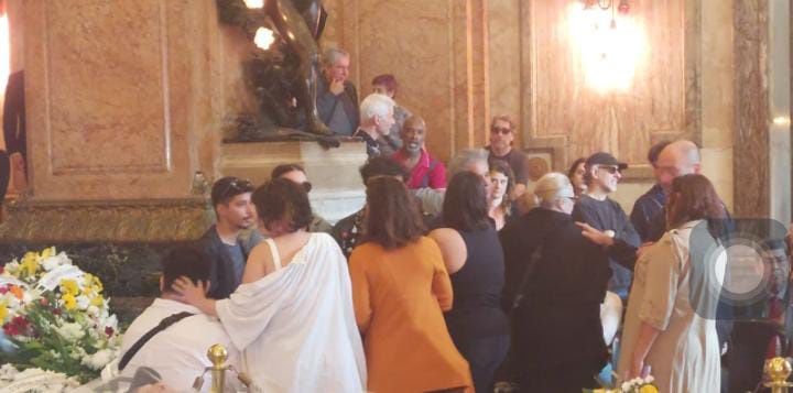 Corpo de João Donato é velado no Theatro Municipal do Rio (Foto: Tiê Leal/ Super Rádio Tupi)