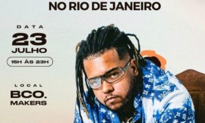 Vulgo FK canta pela 1ª vez no Rio no 'Pagode da Negrole' (Foto: Divulgação)