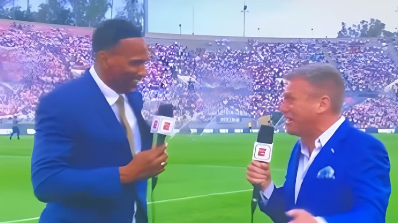 Comentarista da ESPN desmaia ao vivo
