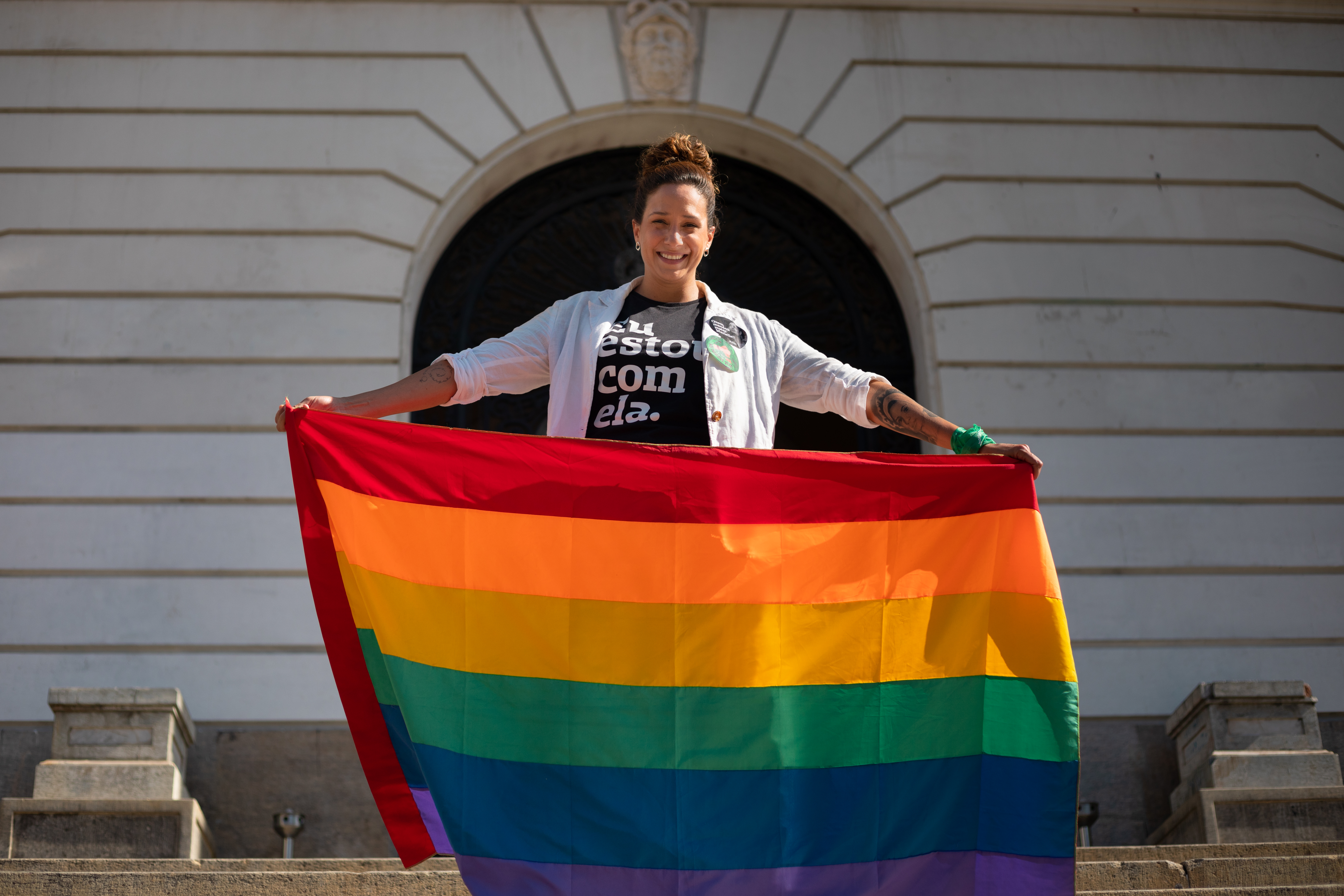 Vereadora Mônica Benício fará maratona de 10 dias de 'Ação Sapatão' em comemoração ao mês da visibilidade lésbica (Foto: Divulgação)
