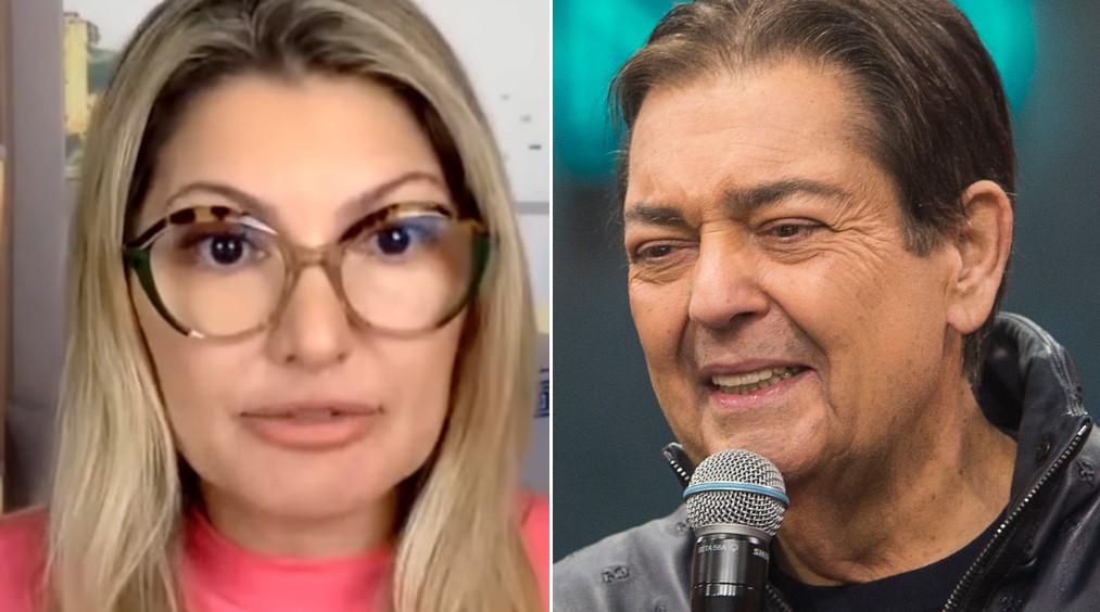 Antonia Fontenelle e Faustão