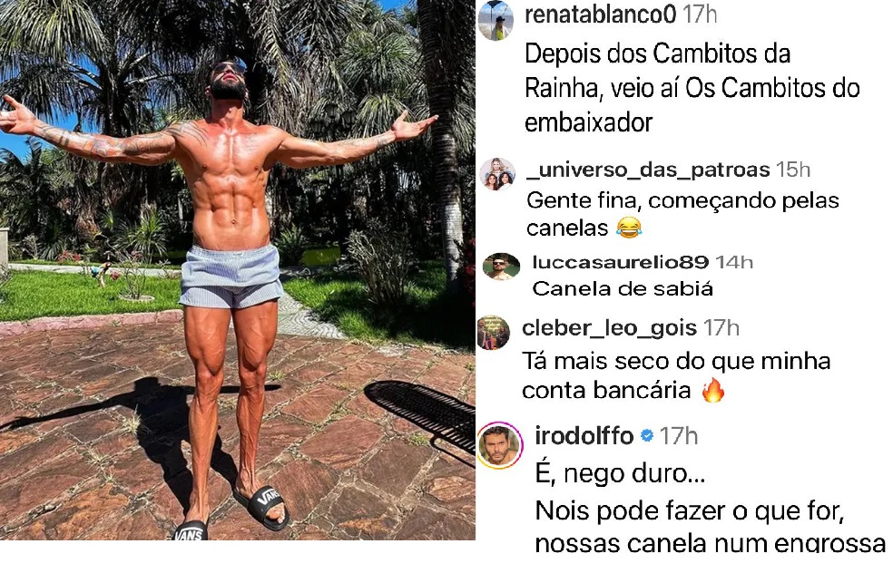 Gusttavo Lima compartilha foto e detalhe do corpo do cantor chama a atenção  - Super Rádio Tupi