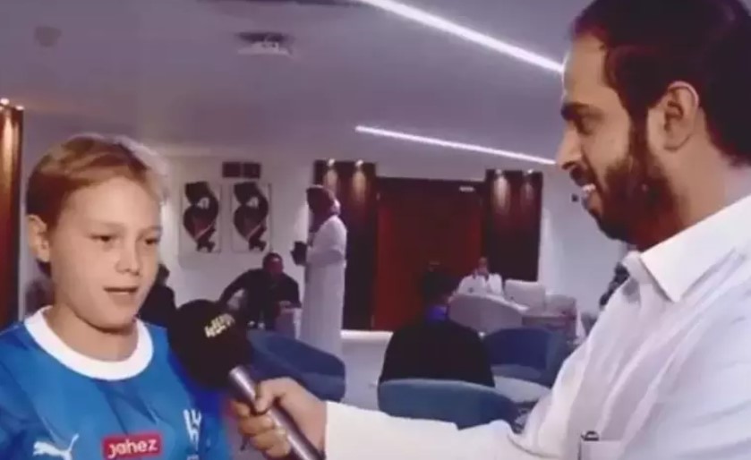 Filho de Neymar viraliza por inglês fluente em entrevista