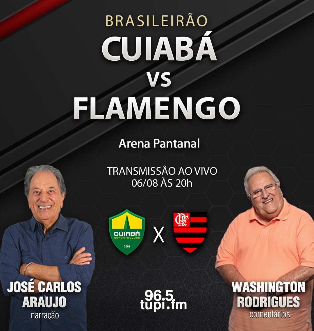 FLAMENGO X CUIABÁ TRANSMISSÃO AO VIVO DIRETO DA ARENA PANTANAL - CAMPEONATO  BRASILEIRO 2023 