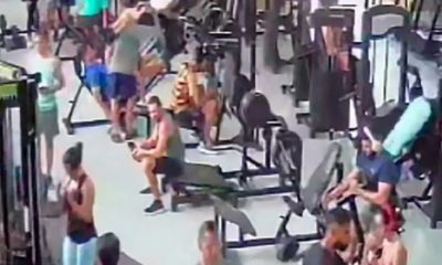 [VÍDEO] Aluno é atingido por aparelho em academia no Ceará (Foto: Reprodução)