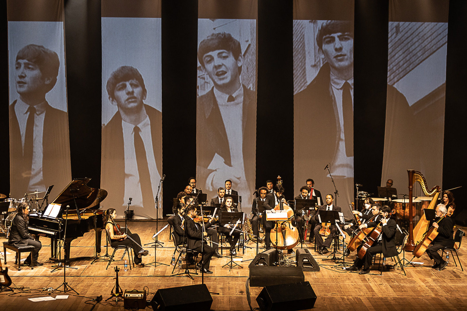 Orquestra de Solistas do Rio realiza o espetáculo 'The Beatles - Magical Mistery Concent II' (Foto: Renato Mangolin/ Divulgação)