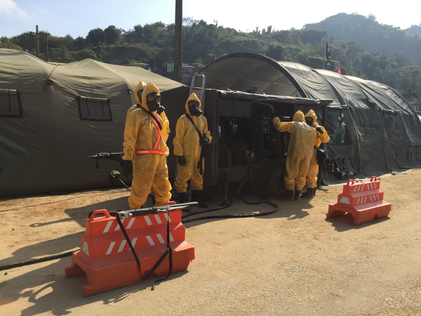 Exercício Geral Integrado de Resposta a Emergência e Segurança Física Nuclear em Angra dos Reis (Foto: Divulgação)