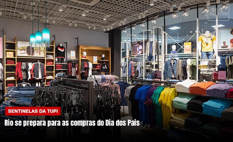 Rio se prepara para as compras do Dia dos Pais (Foto: Erika Corrêa/ Super Rádio Tupi)