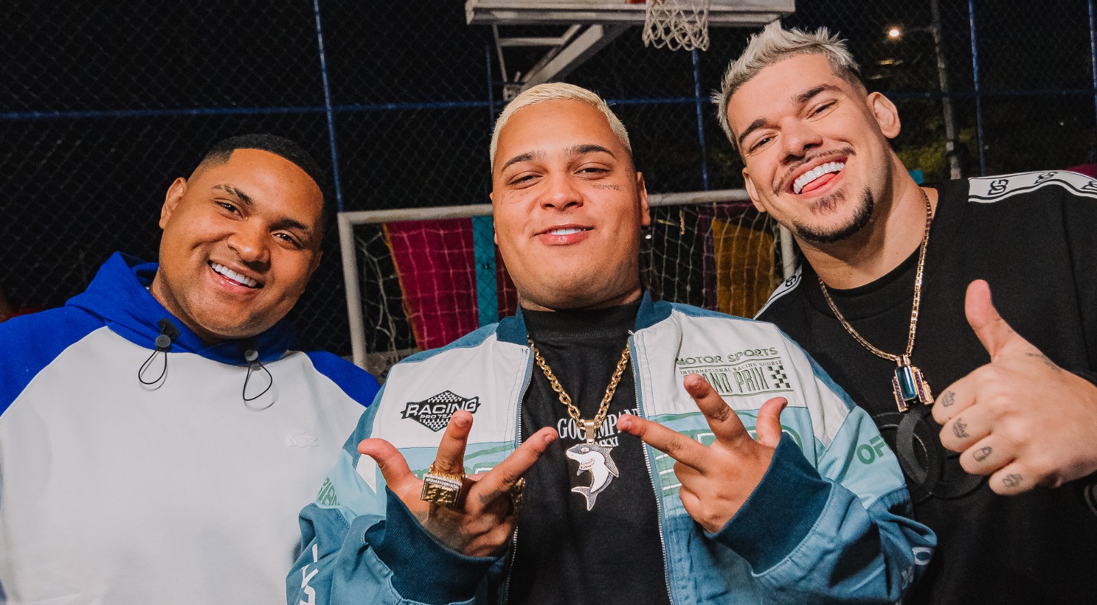 Kevin O Chris, MC Ryan SP e BUARQUE levam as batidas do funk para as quadras no clipe de 'Ombrim'