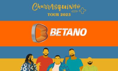 Com patrocínio da Betano, turnê ‘Churrasquinho 2023’, do grupo 'Menos é Mais', chega ao Rio (Foto: Divulgação)