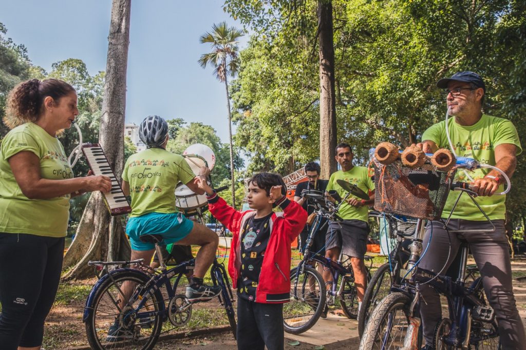 Cyclophonica-Orquestra de Bicicletas homenageia Hermeto Pascoal em primeiro roteiro do ano