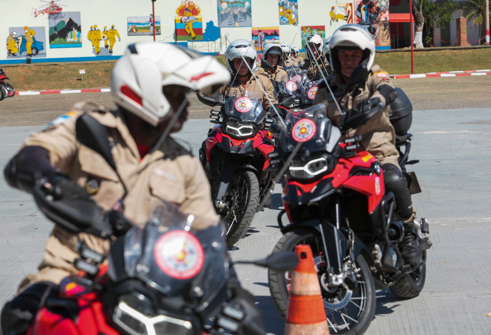 Corpo de Bombeiros do Rio forma turma de militares motociclistas (Foto: Ricardo Cassiano/CBMERJ)