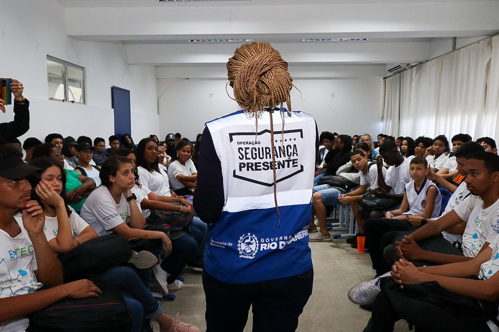 Campanha de combate à violência contra a mulher tem novos aliados: alunos da rede estadual de ensino (Foto: Divulgação)